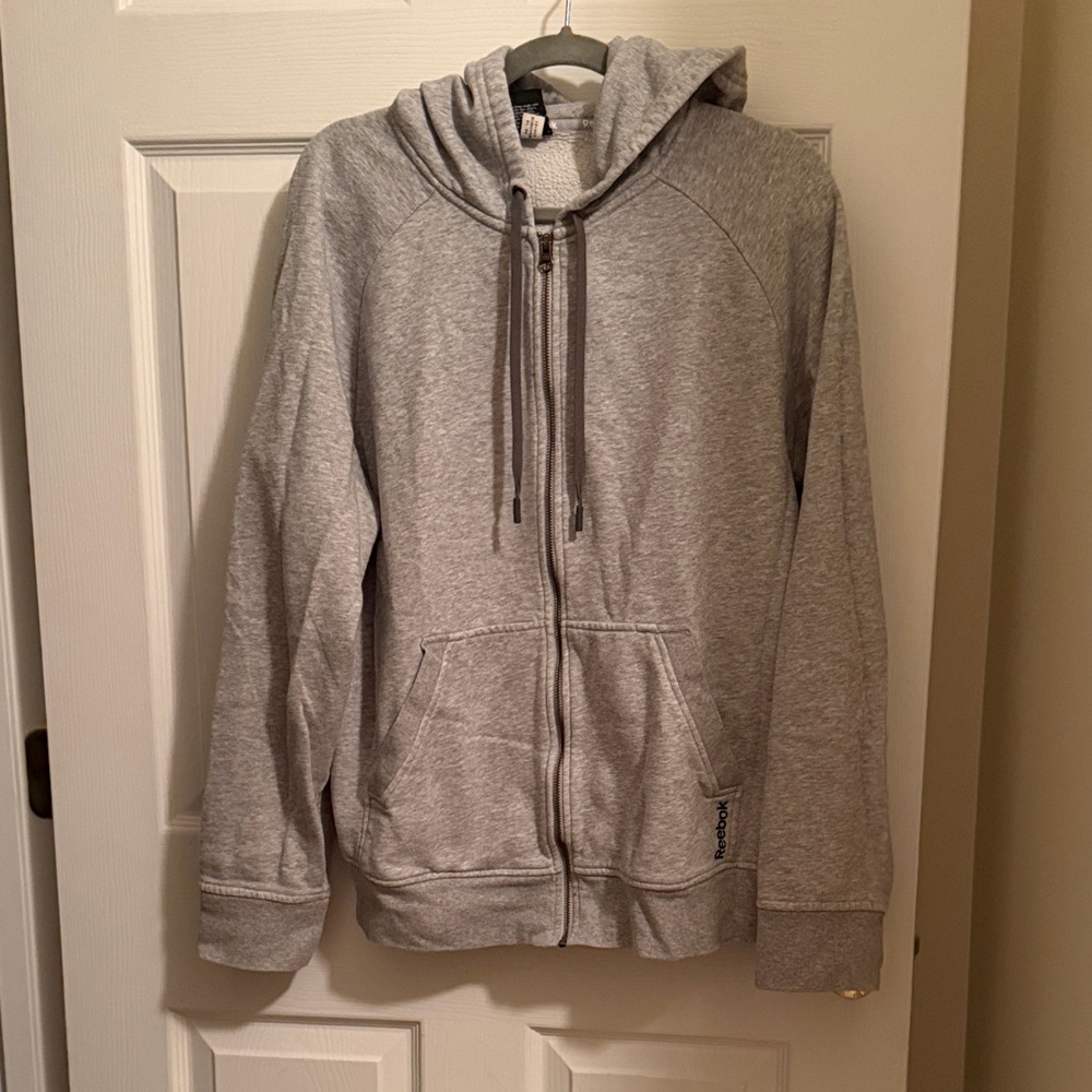 Reebok Heather Gray Hoodie